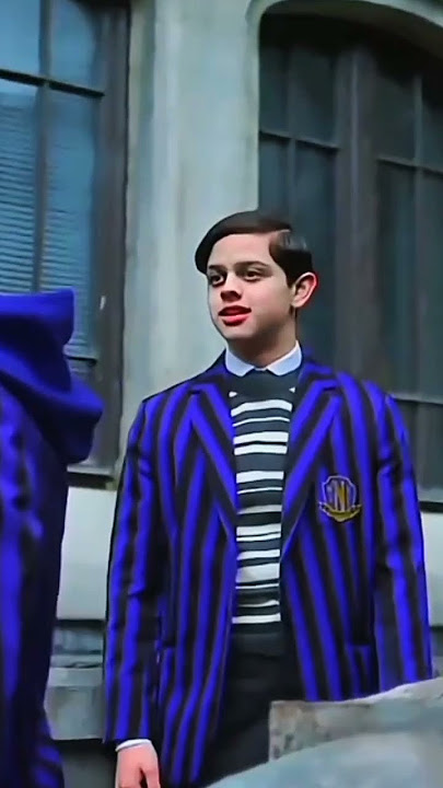 Pugsley Addams Plaid Uniform Coat